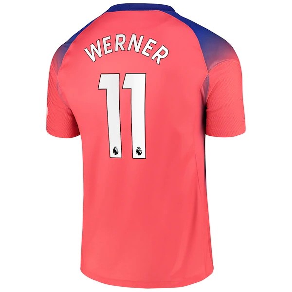 Camiseta Chelsea NO.11 Werner 3ª Kit 2020 2021 Naranja